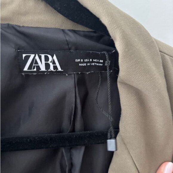 Zara Green Oversized Blazer - Picture 3 of 5